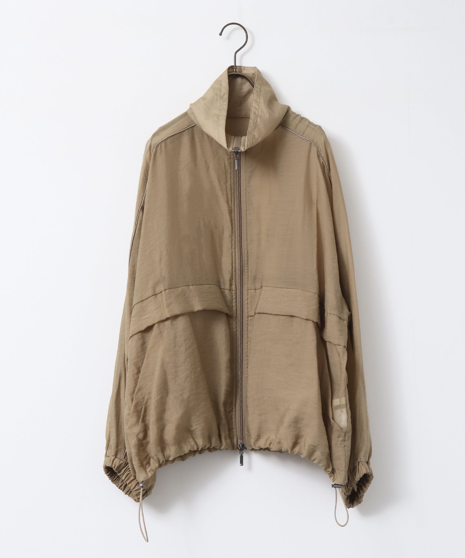 セルロース ナイロンシアー Wジップブルゾン