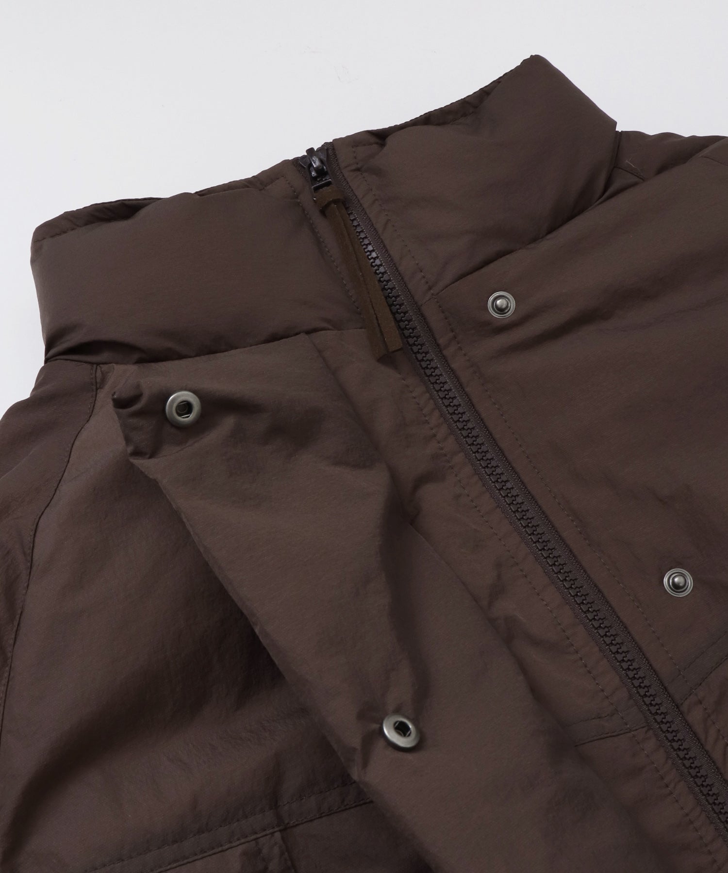 中綿 ワッシャーナイロン(撥水)ショートブルゾン