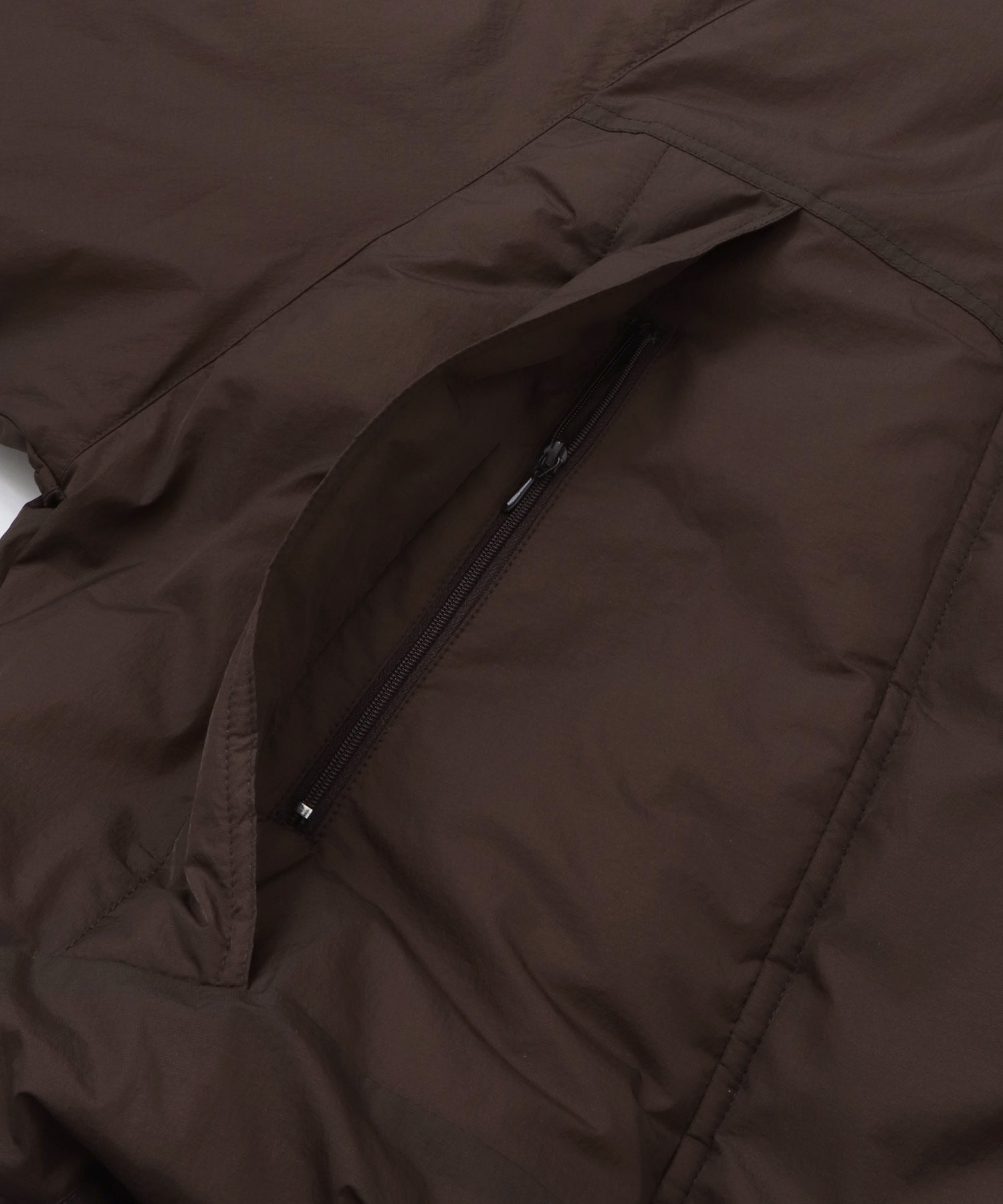 中綿 ワッシャーナイロン(撥水)ショートブルゾン