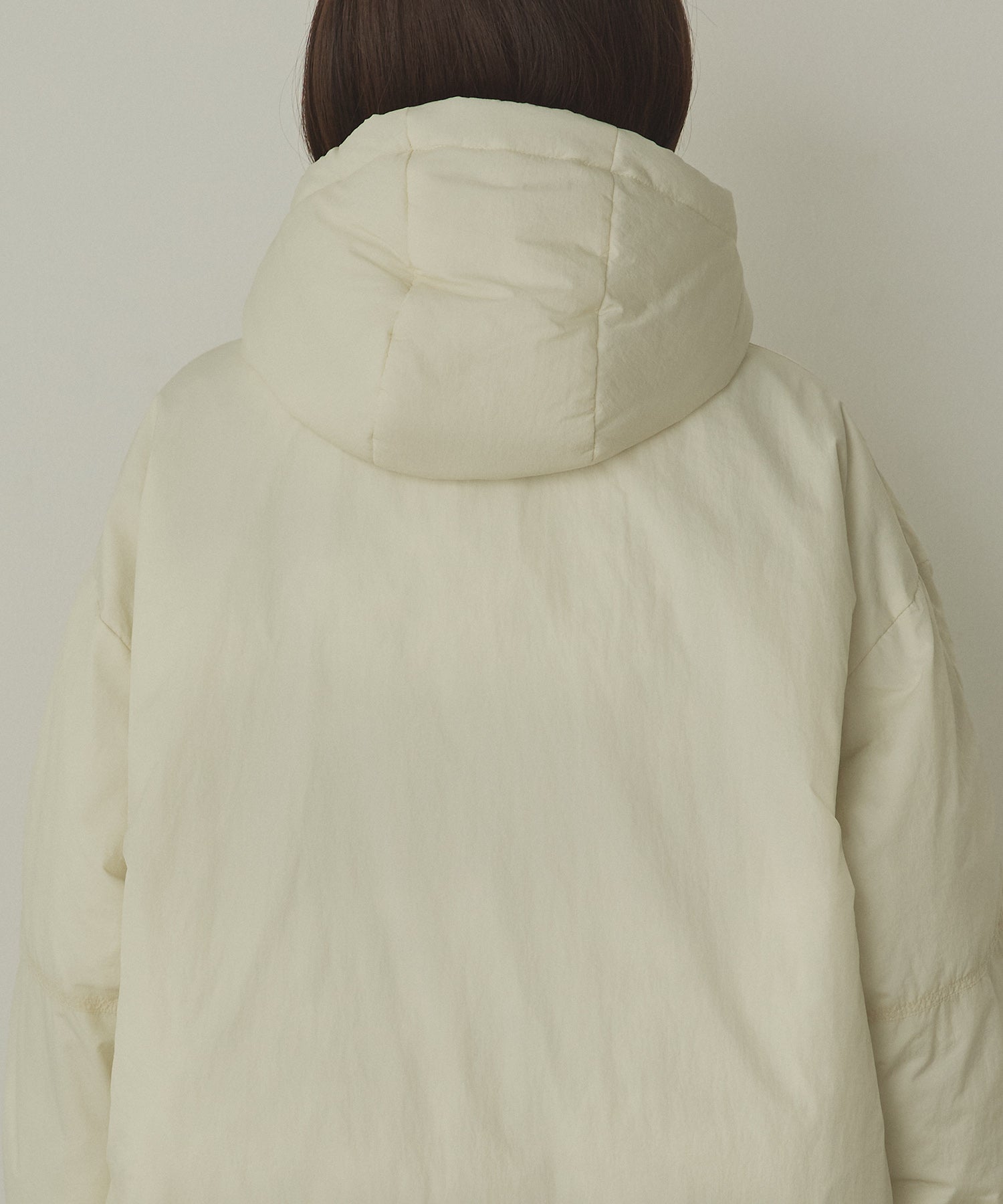 中綿 ワッシャーナイロン(撥水)ミディアムコート