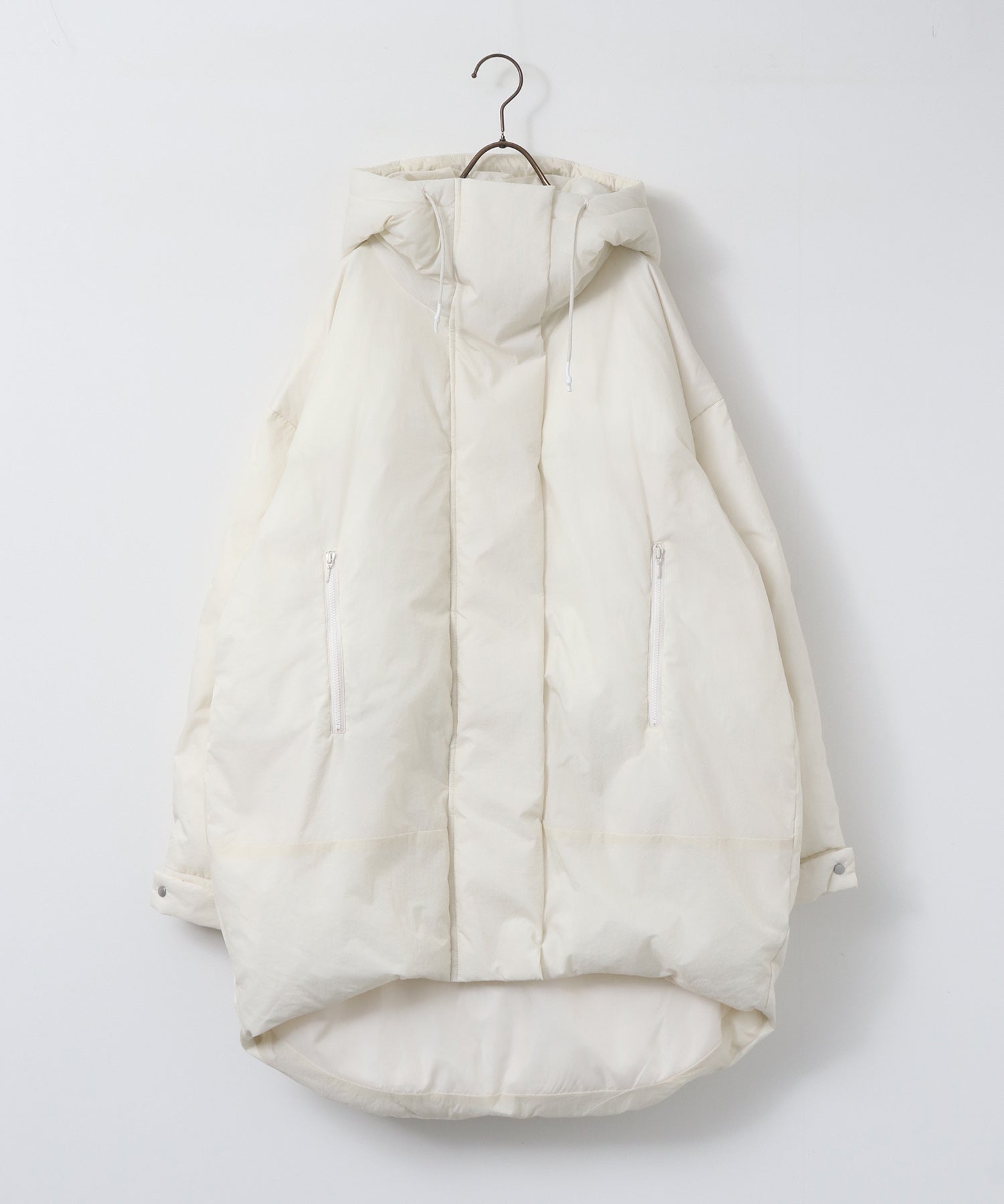 中綿 ワッシャーナイロン(撥水)ミディアムコート