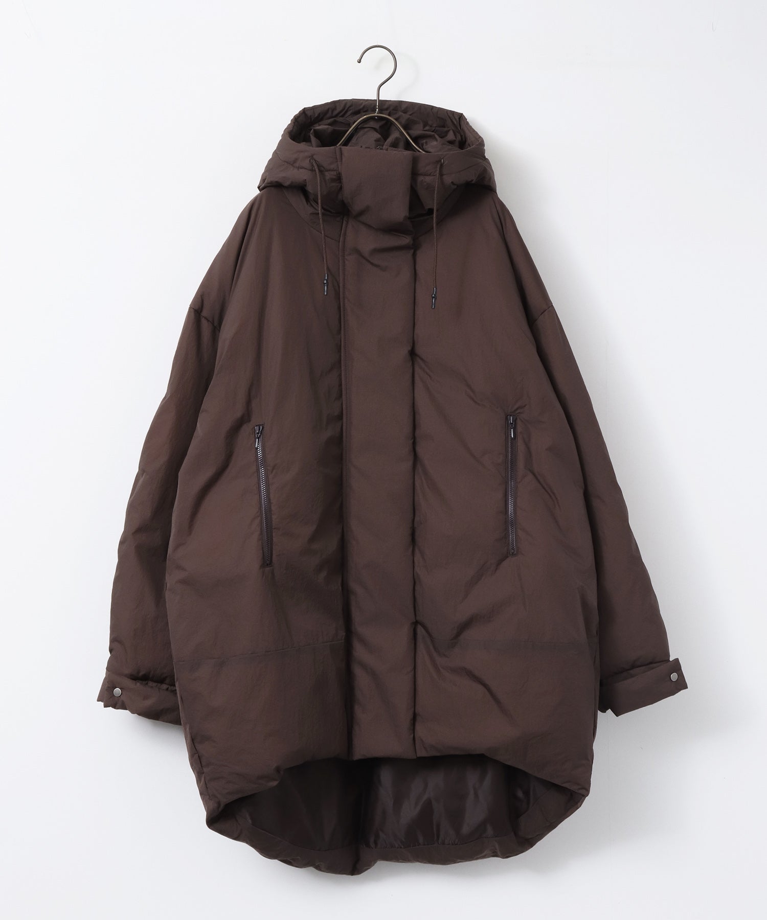 中綿 ワッシャーナイロン(撥水)ミディアムコート