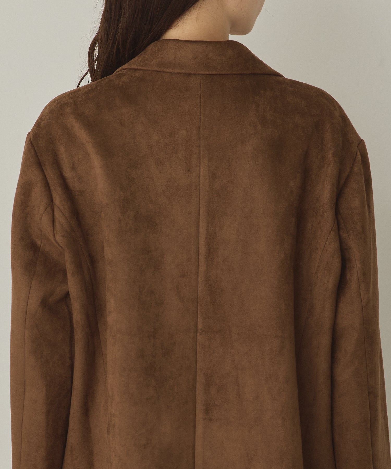 フェイクスウェード テーラードジャケット