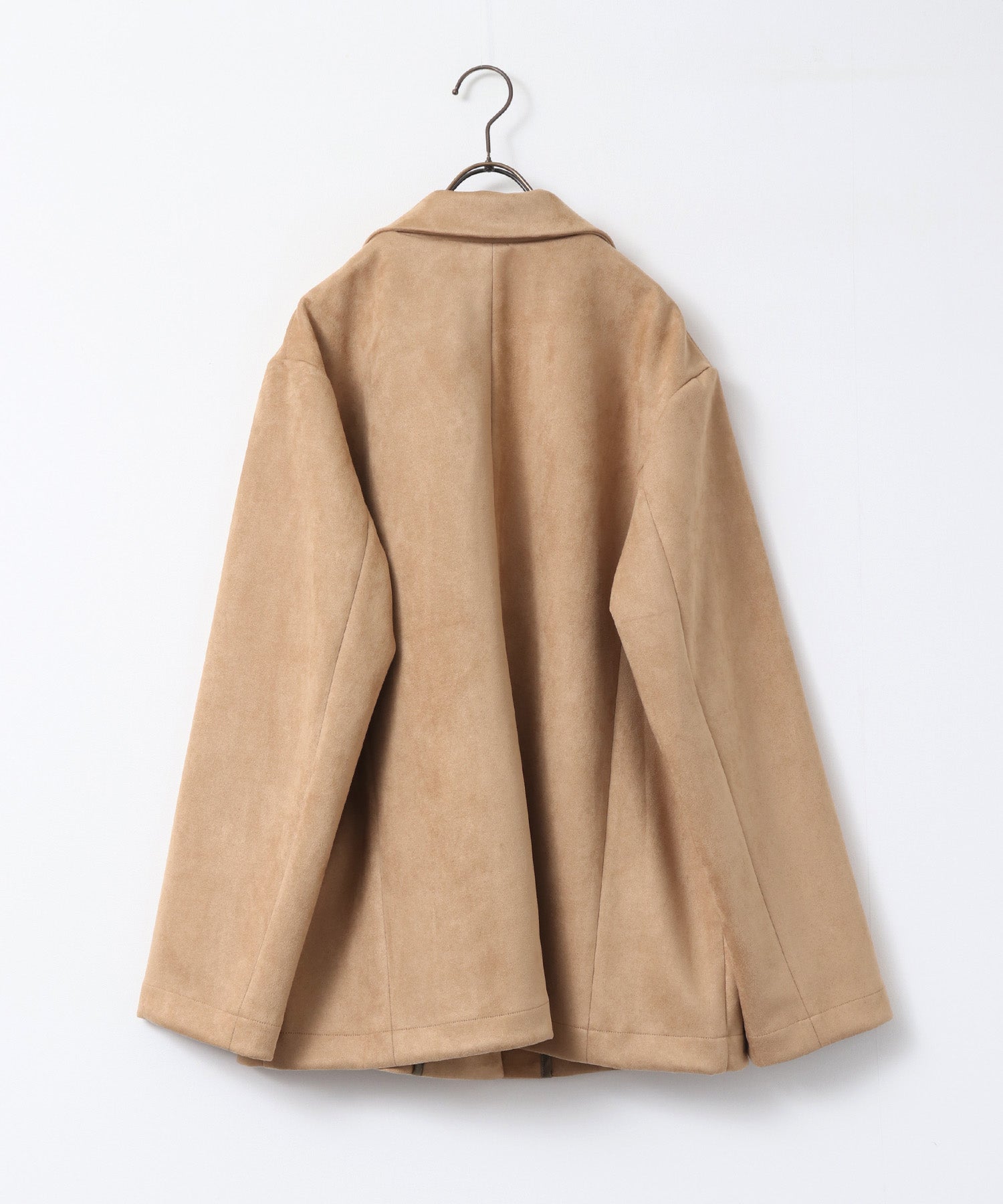 フェイクスウェード テーラードジャケット