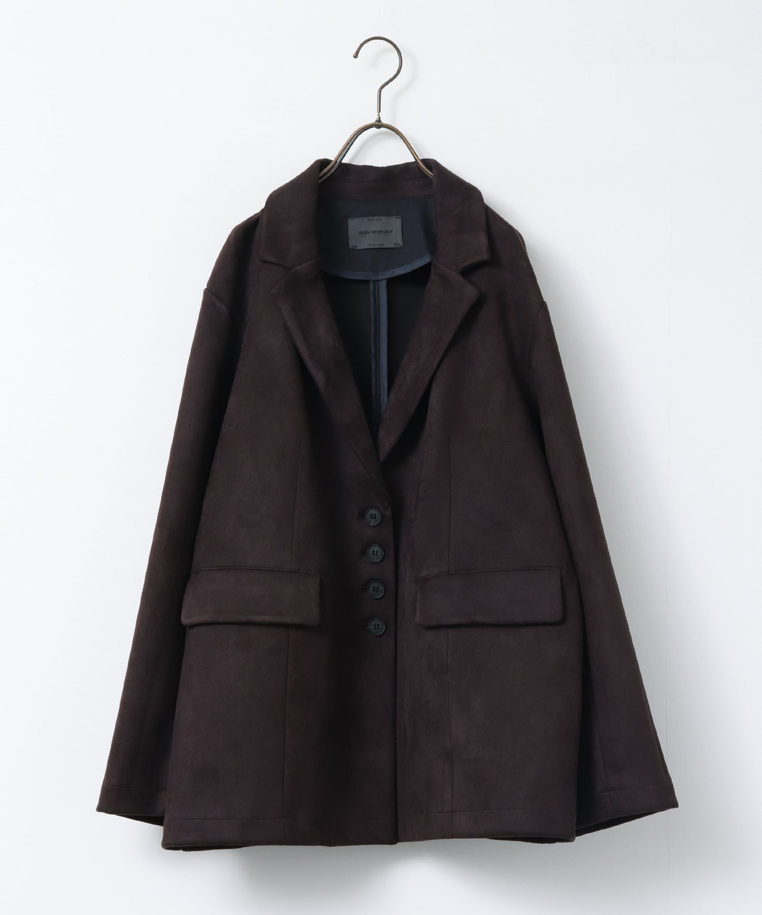 フェイクスウェード テーラードジャケット