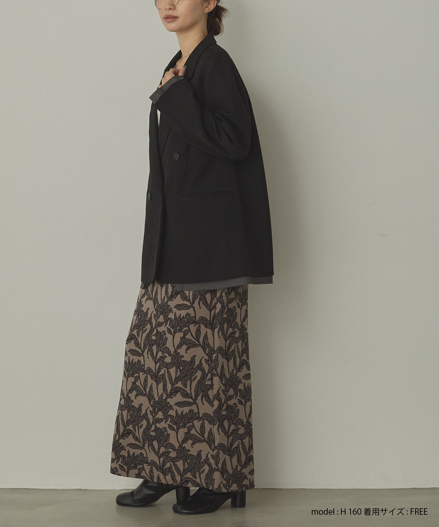 ストライプ ダブルジャケット