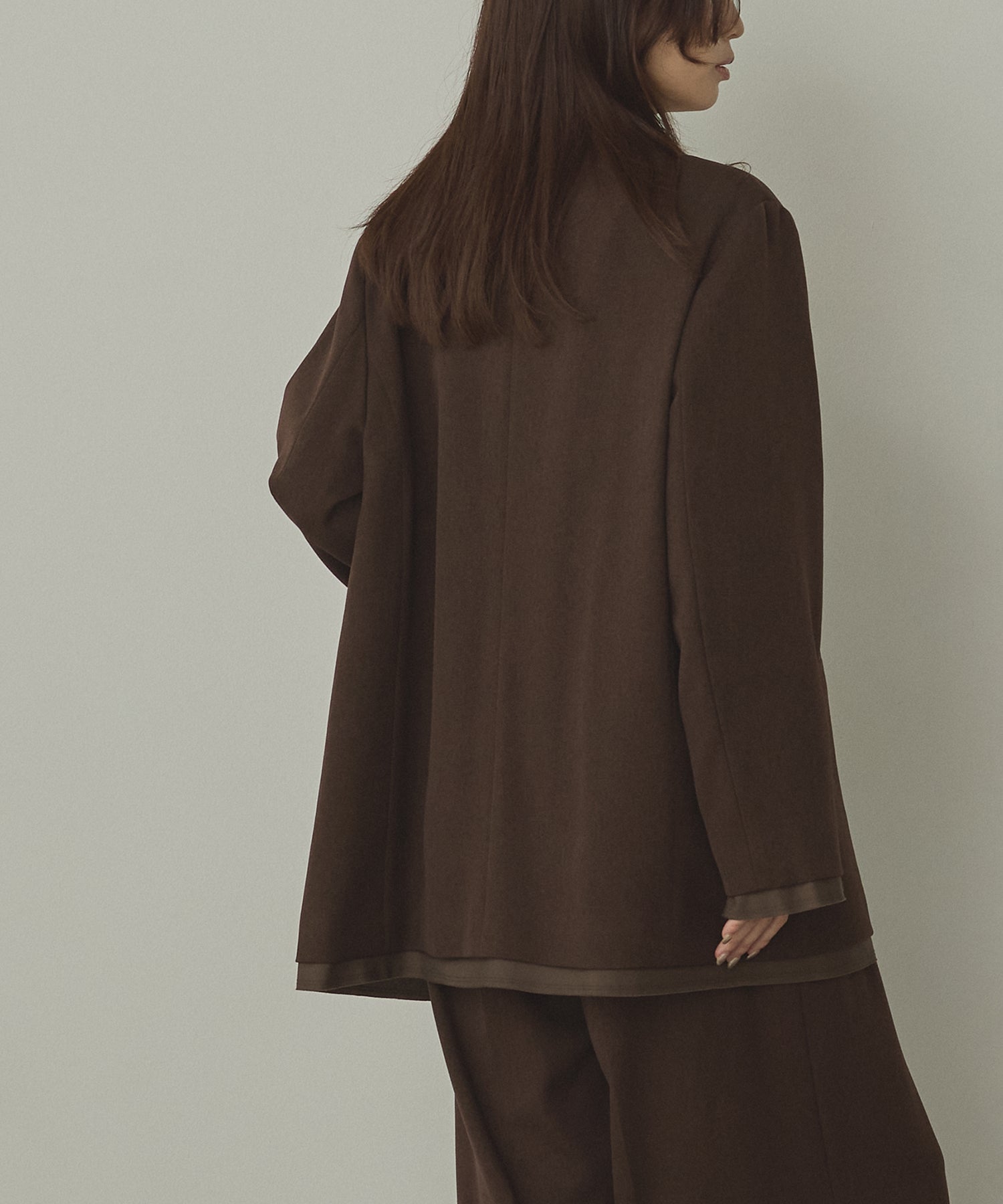 ストライプ ダブルジャケット