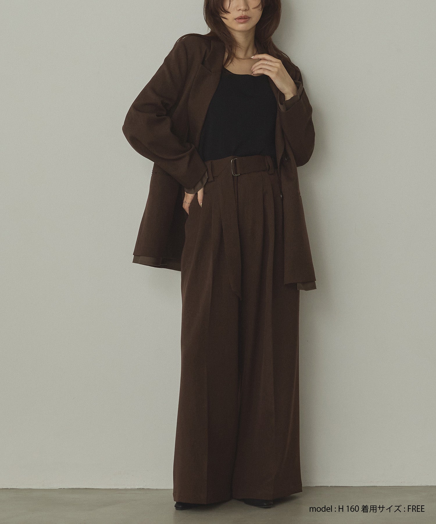 ストライプ ダブルジャケット