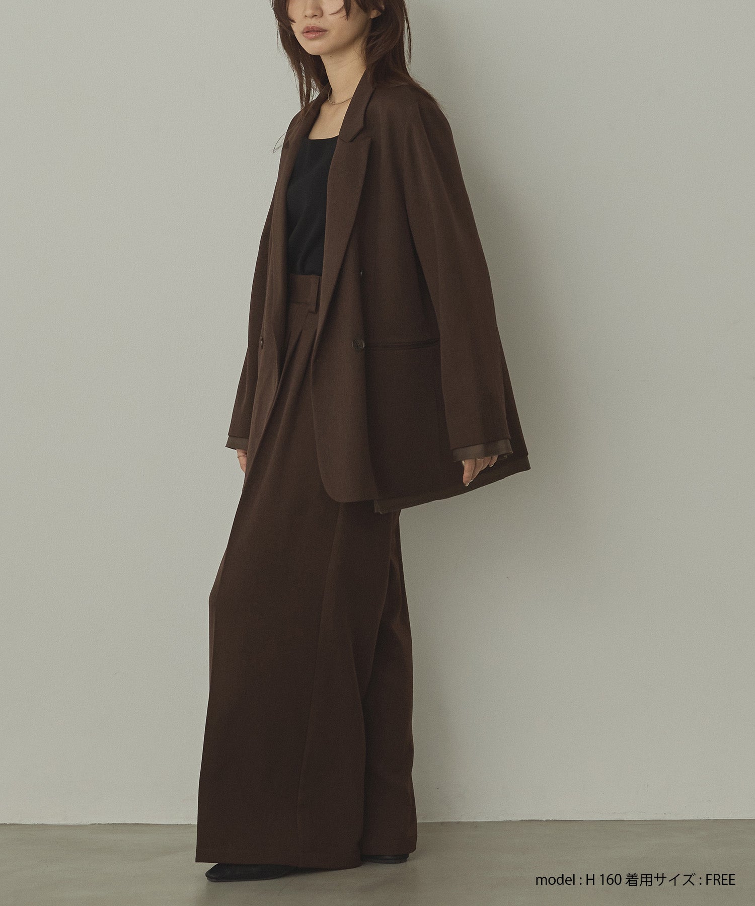 ストライプ ダブルジャケット