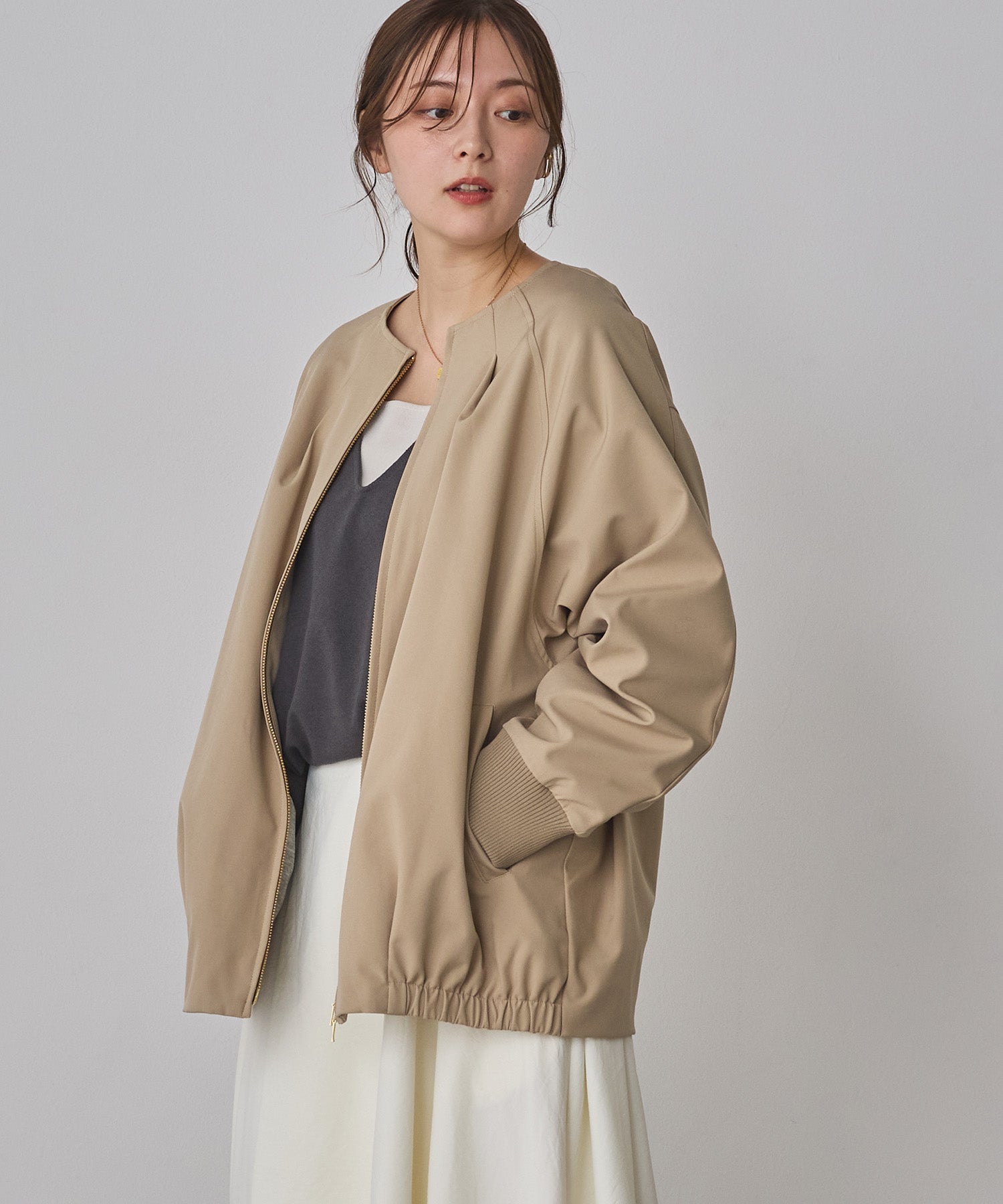 BONDING DOLMAN BLOUSON