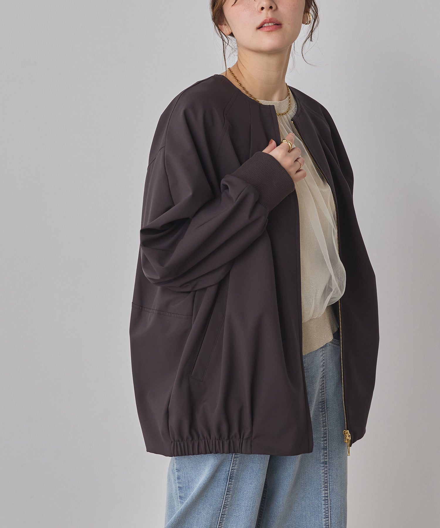 BONDING DOLMAN BLOUSON