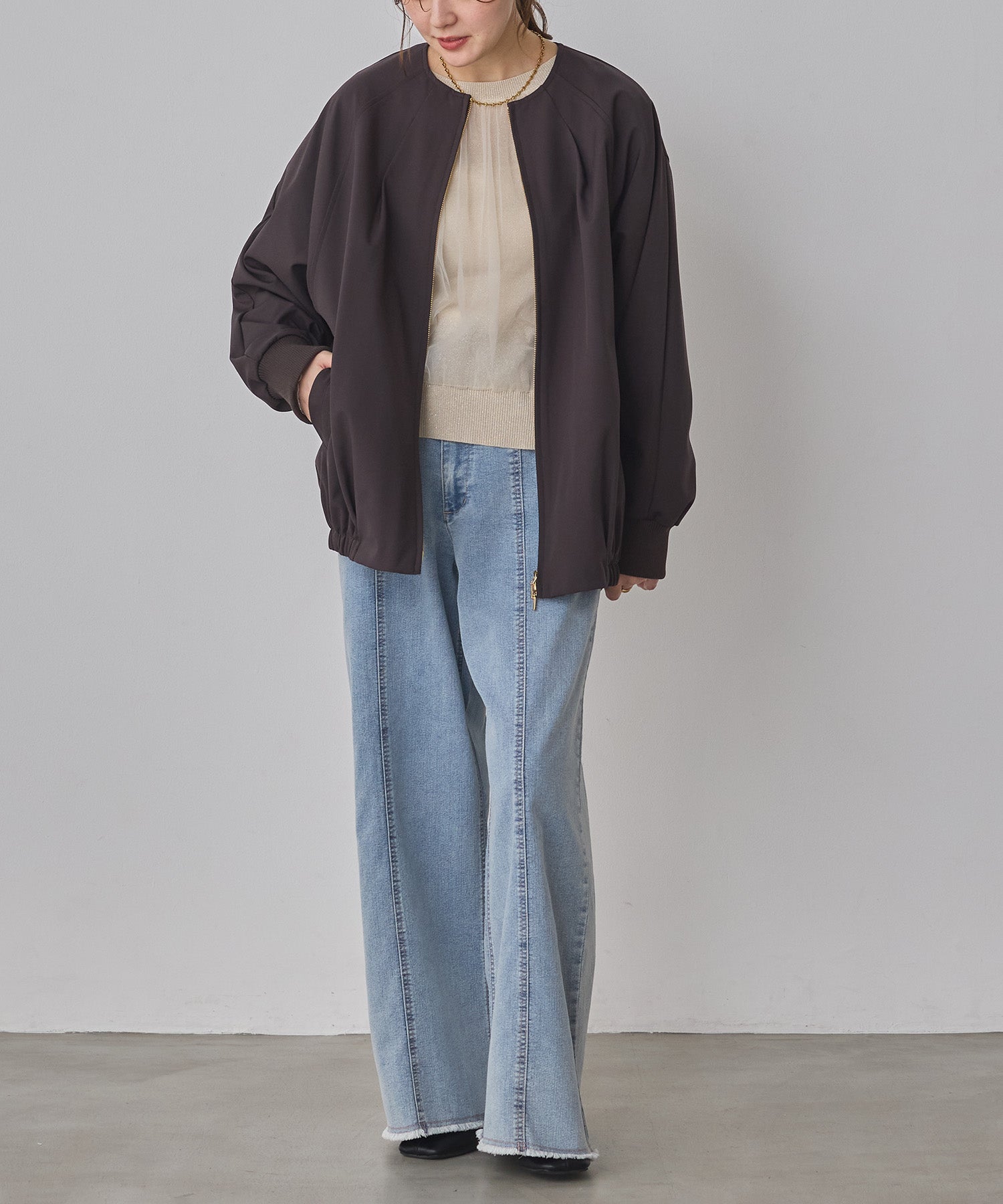 BONDING DOLMAN BLOUSON