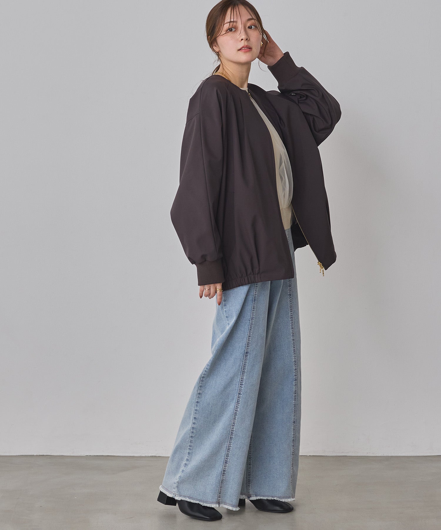 BONDING DOLMAN BLOUSON