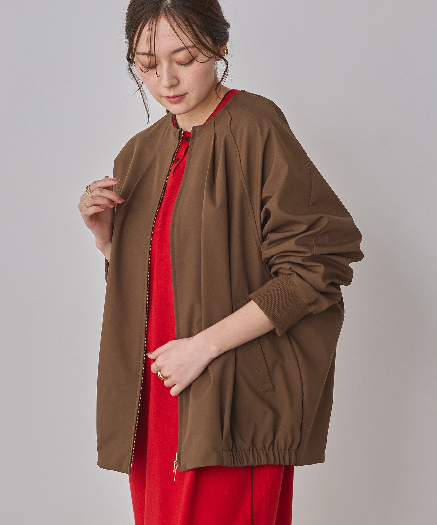 BONDING DOLMAN BLOUSON