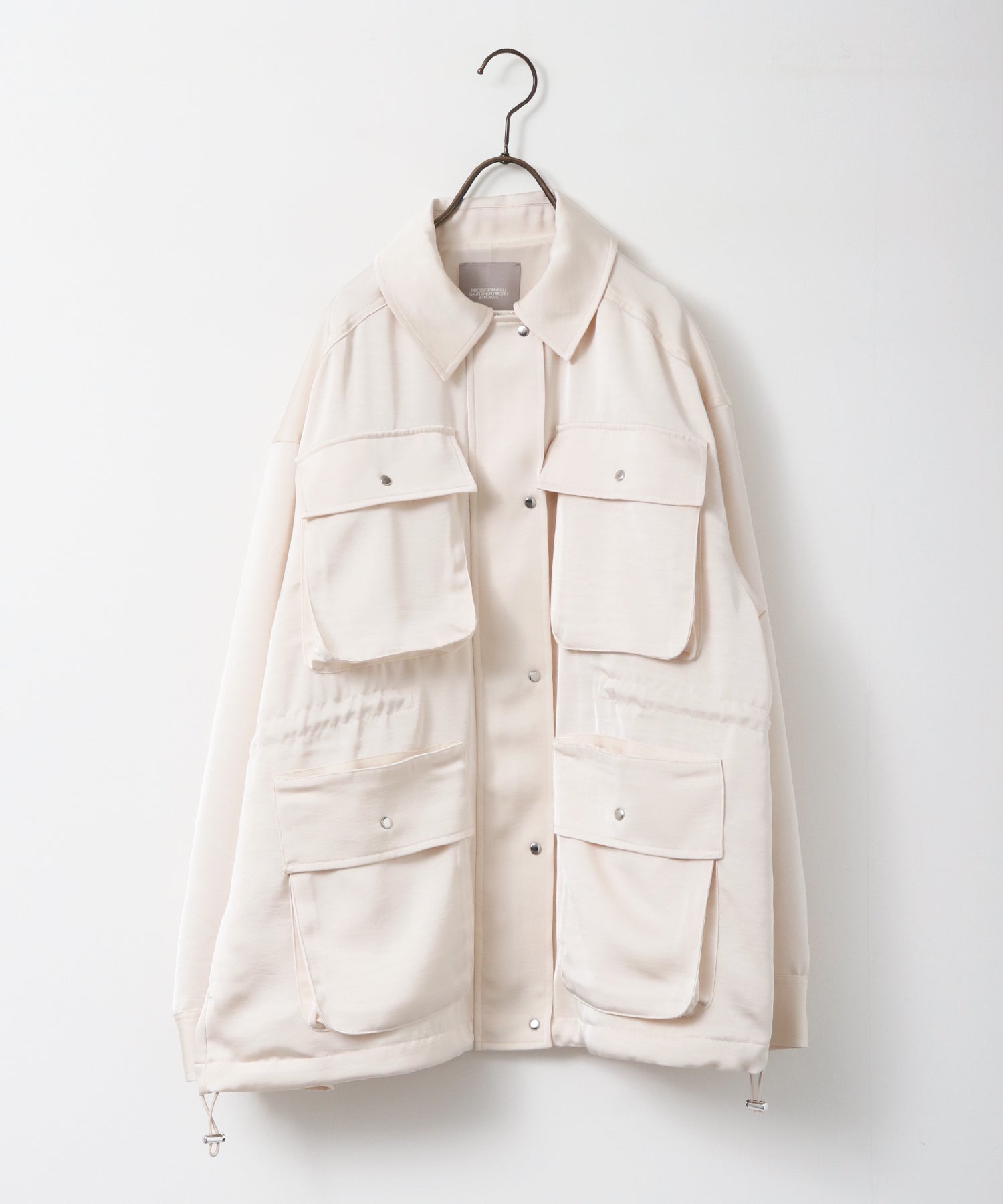 SATIN BIG POCKET LIGHT BLOUSON