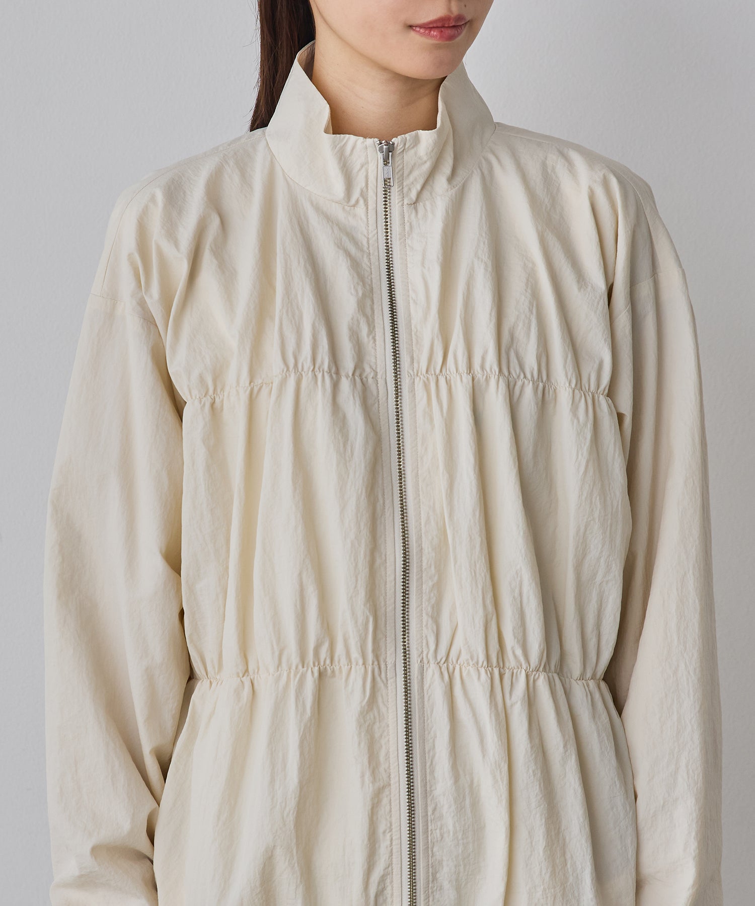 NYLON DOUBLE ZIP BLOUSON