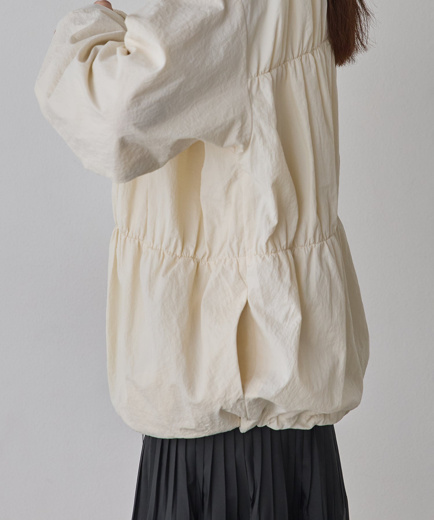 NYLON DOUBLE ZIP BLOUSON