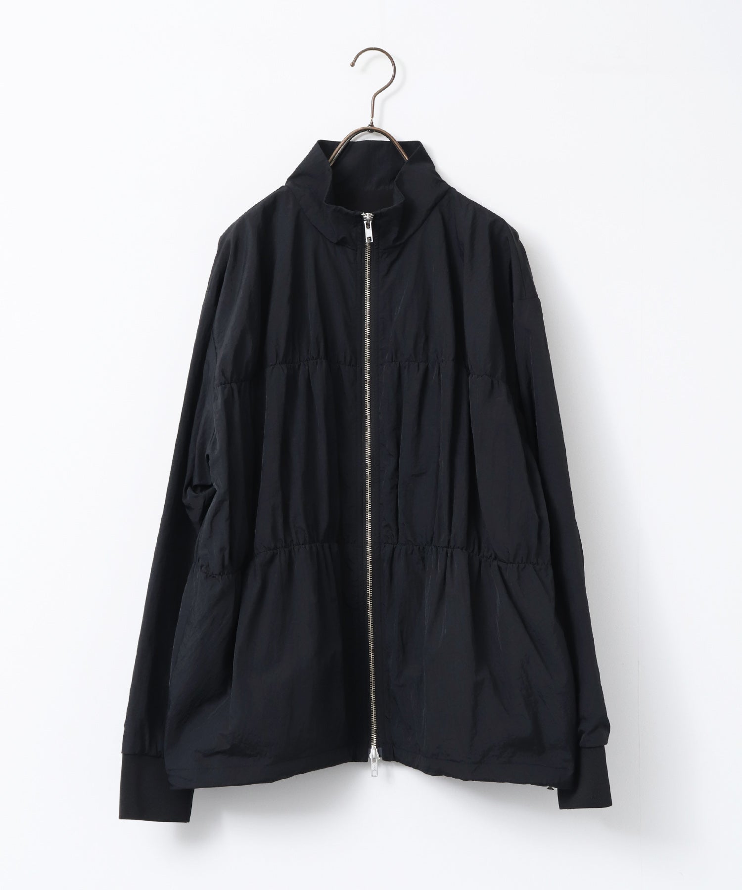 NYLON DOUBLE ZIP BLOUSON