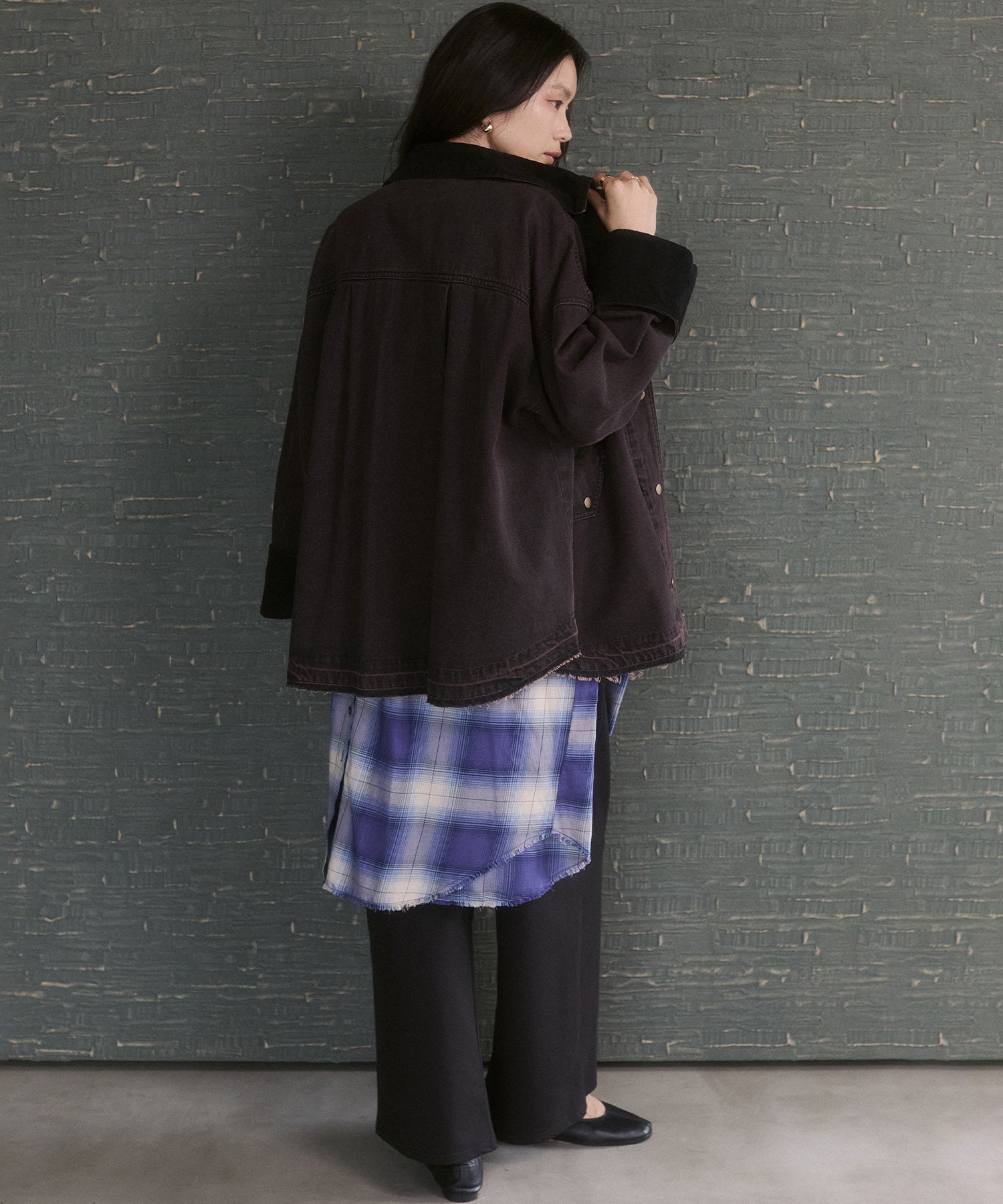 TWO-TONE DENIM JACKET