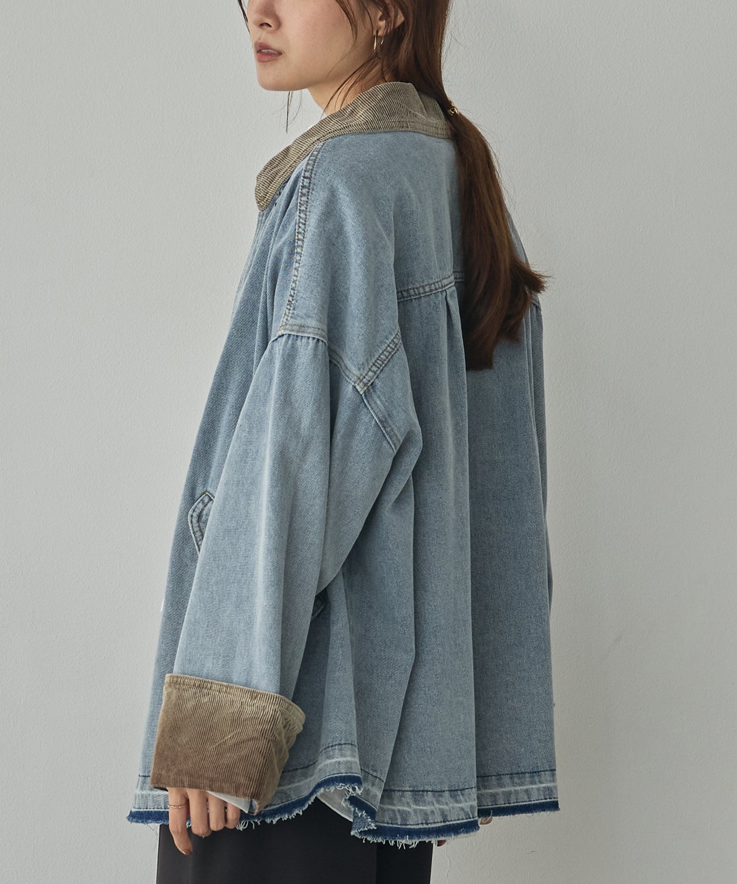 TWO-TONE DENIM JACKET
