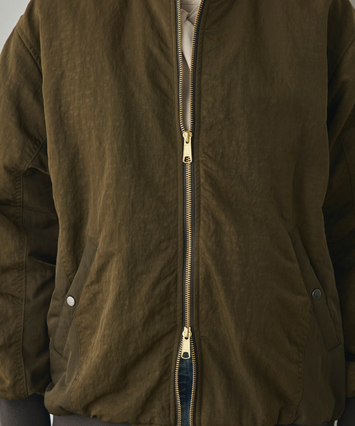 SUBTLE COLOURWAY NYLON MA-1 BOMBER JACKET