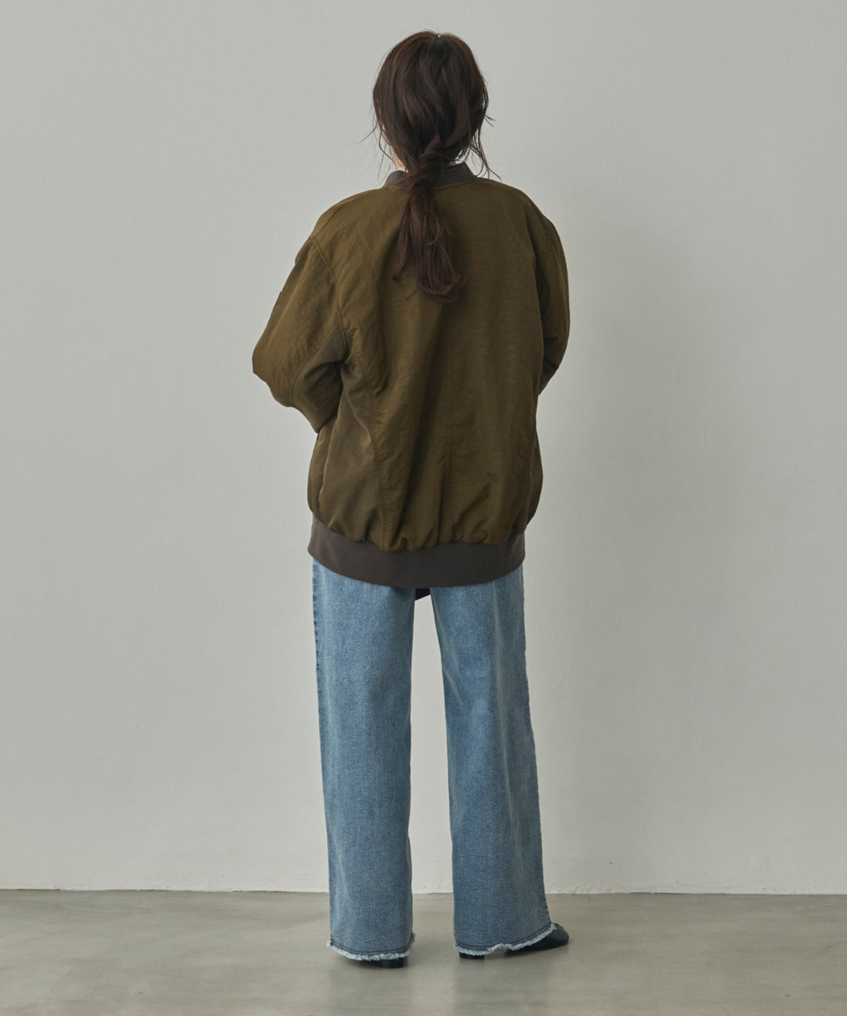 SUBTLE COLOURWAY NYLON MA-1 BOMBER JACKET