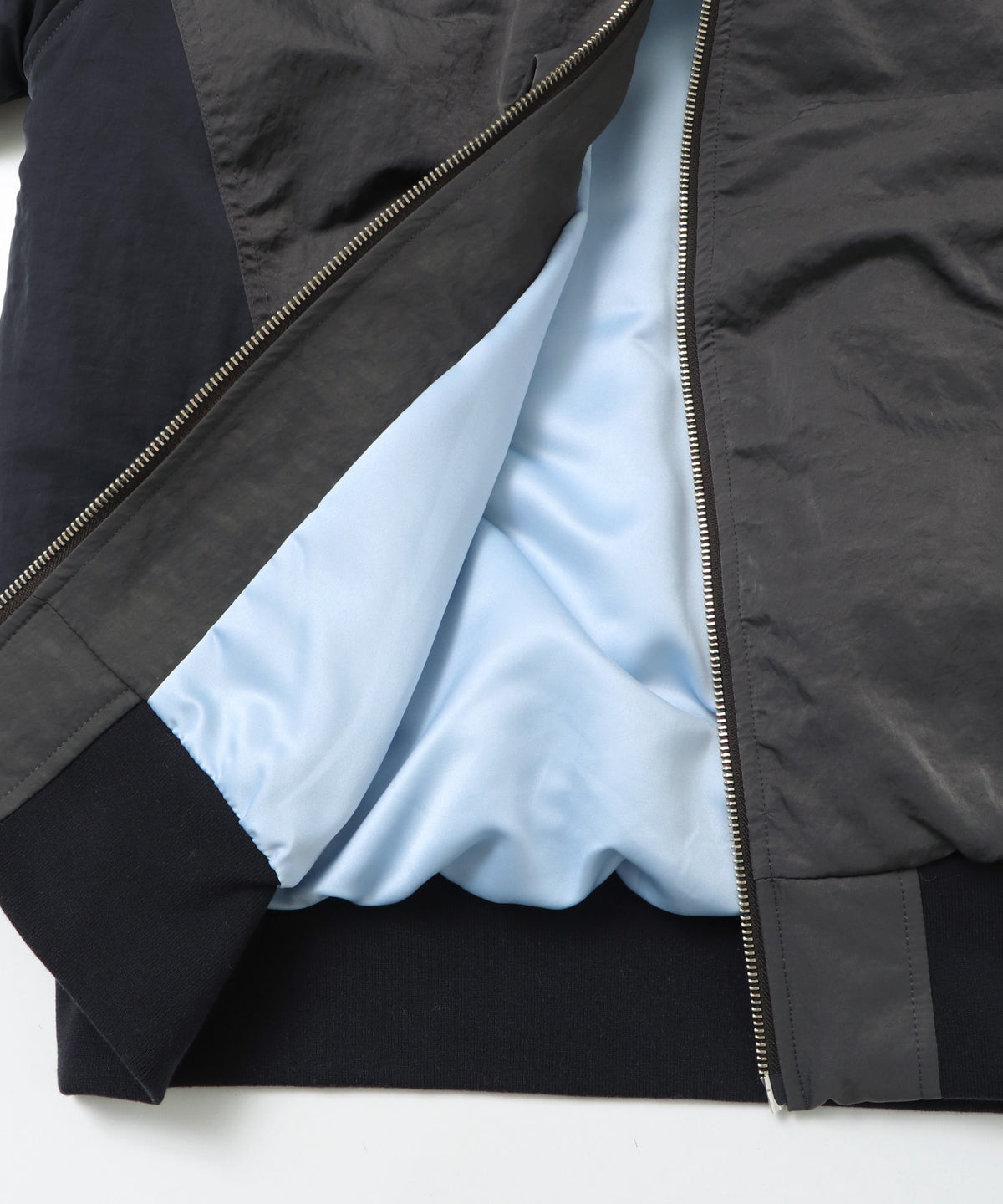 SUBTLE COLOURWAY NYLON MA-1 BOMBER JACKET