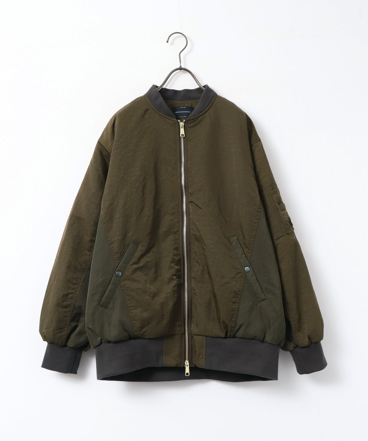 SUBTLE COLOURWAY NYLON MA-1 BOMBER JACKET