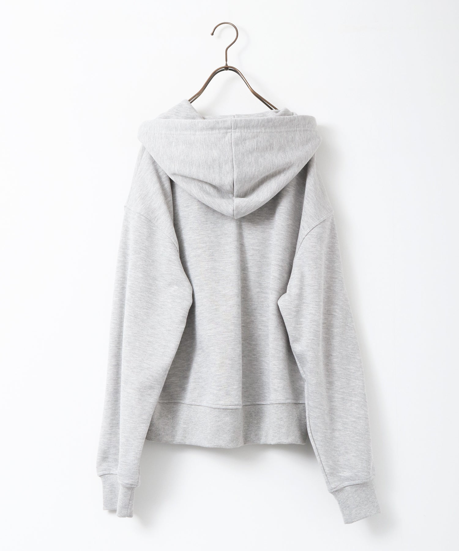 LAME DOUBLE ZIP HOODIE
