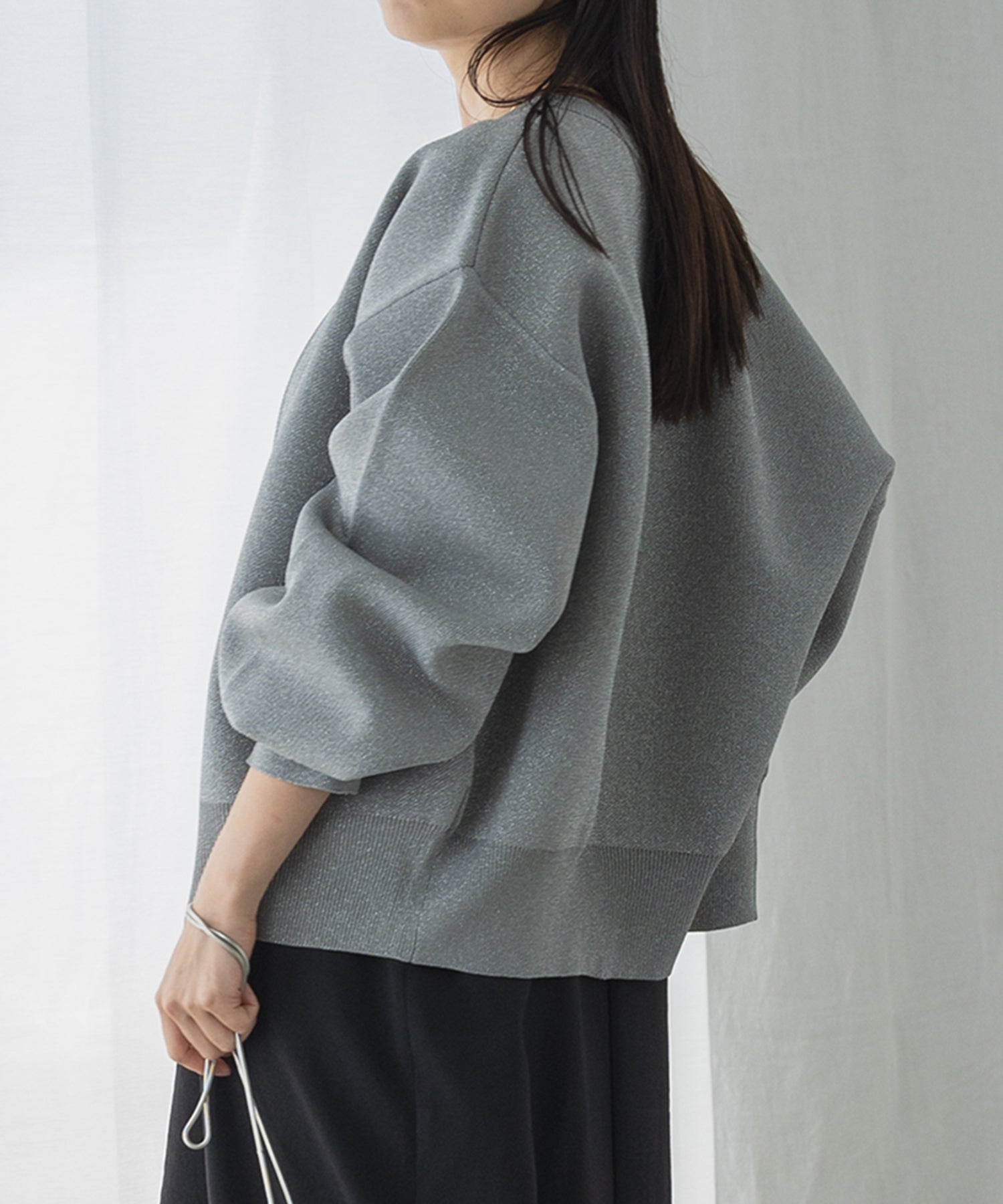 【WEB限定/別注】ジップショートカーディガン