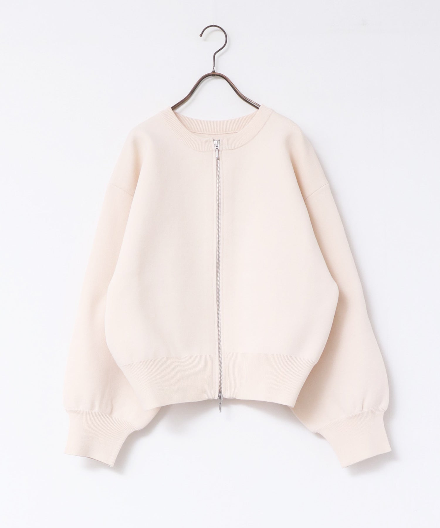 【WEB限定/別注】ジップショートカーディガン