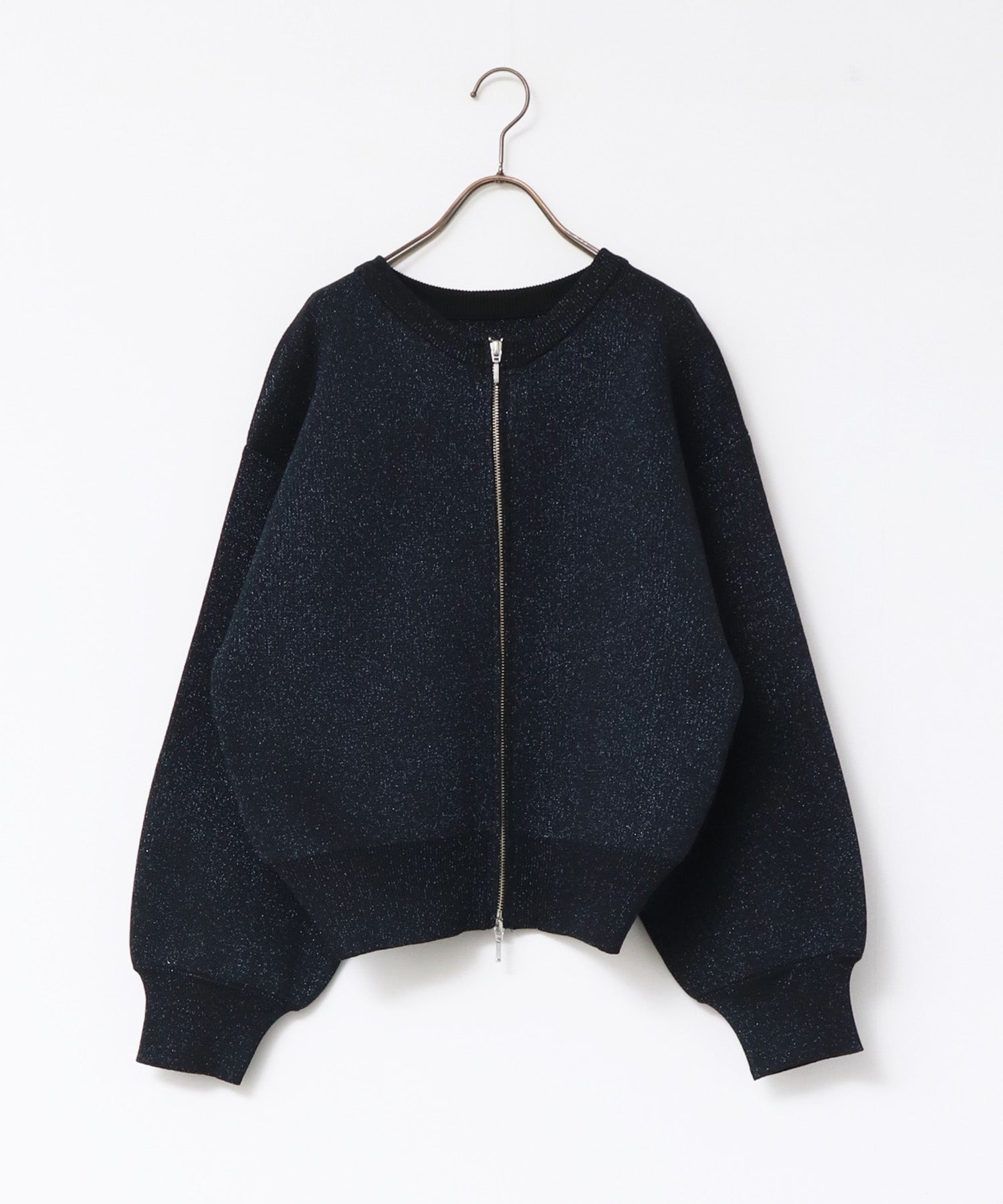 【WEB限定/別注】ジップショートカーディガン