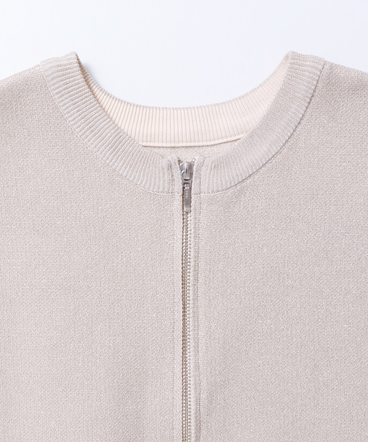 【WEB限定/別注】ジップショートカーディガン