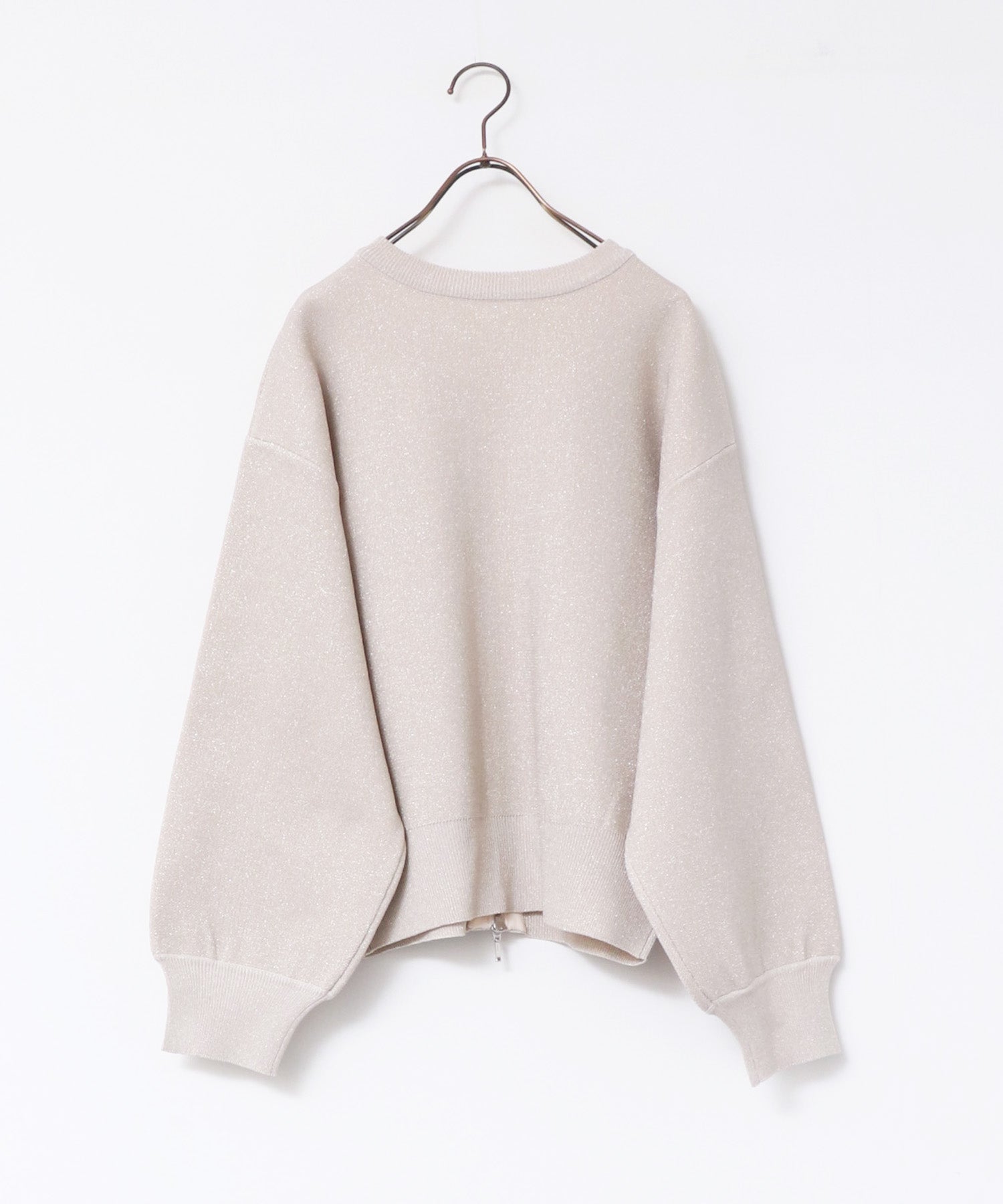 【WEB限定/別注】ジップショートカーディガン