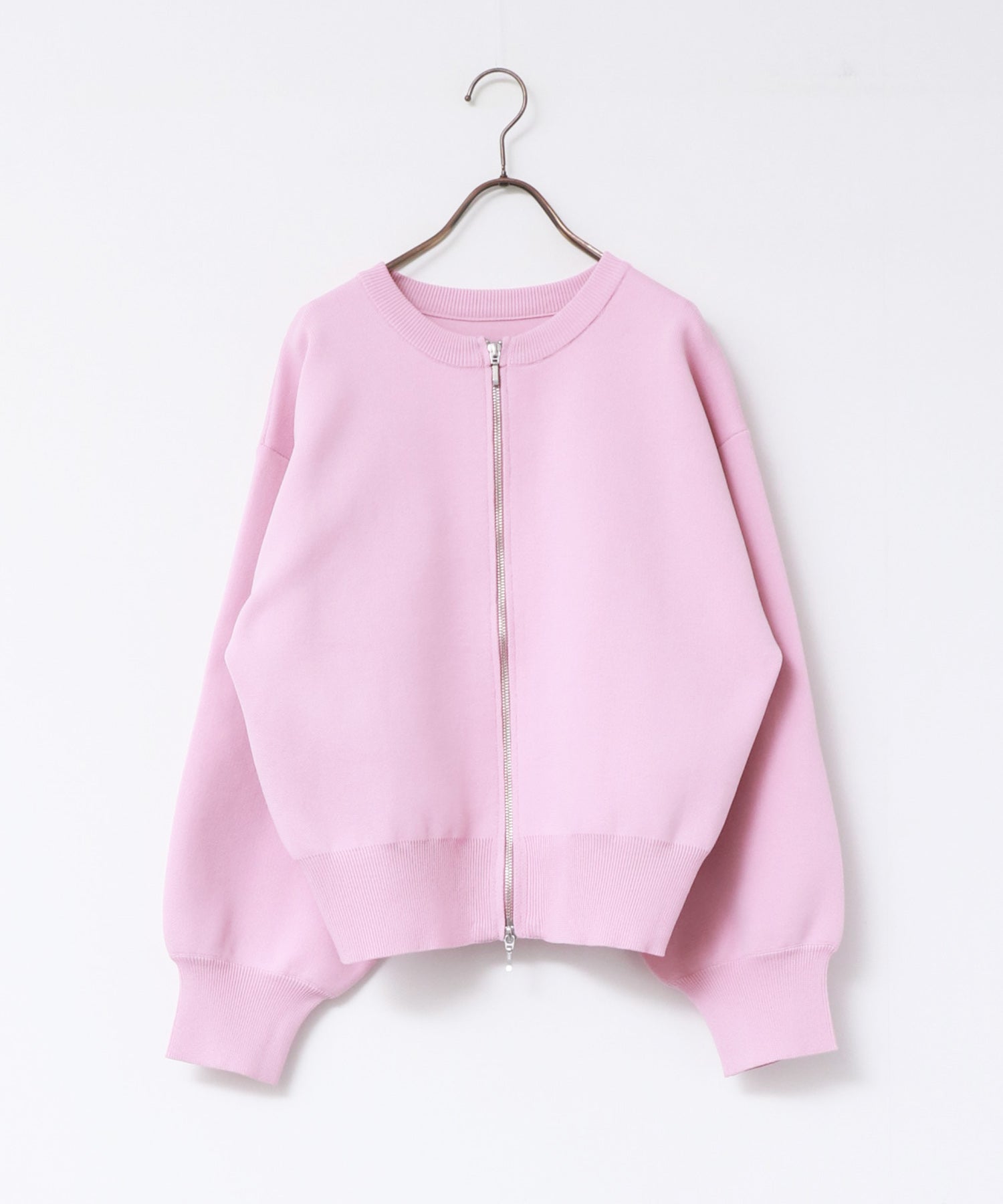 【WEB限定/別注】ジップショートカーディガン