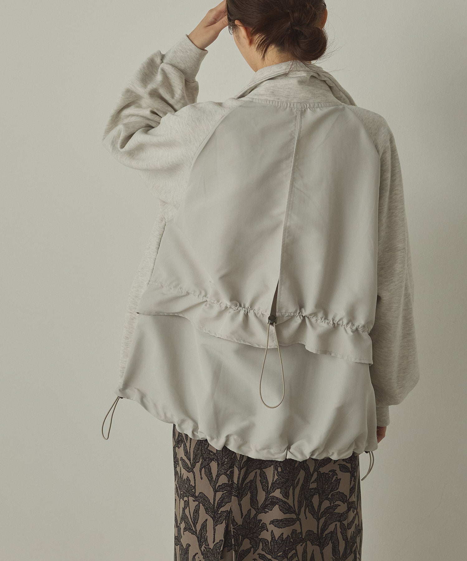 裏起毛 Wジップブルゾン