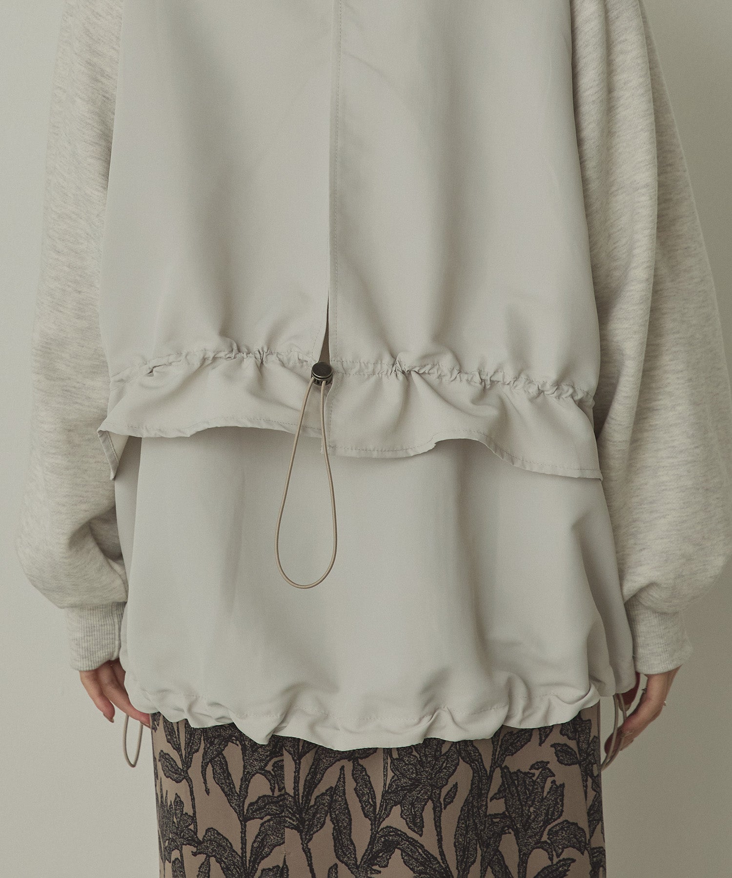 裏起毛 Wジップブルゾン