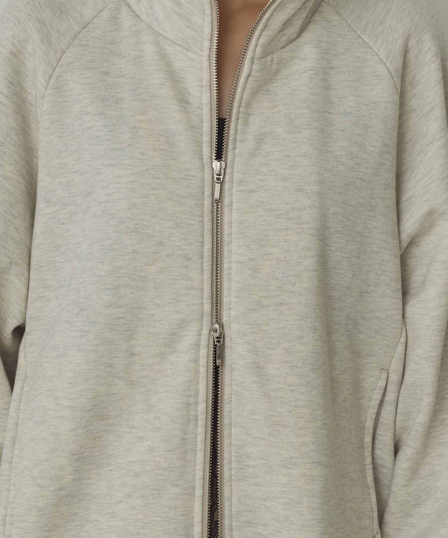 裏起毛 Wジップブルゾン