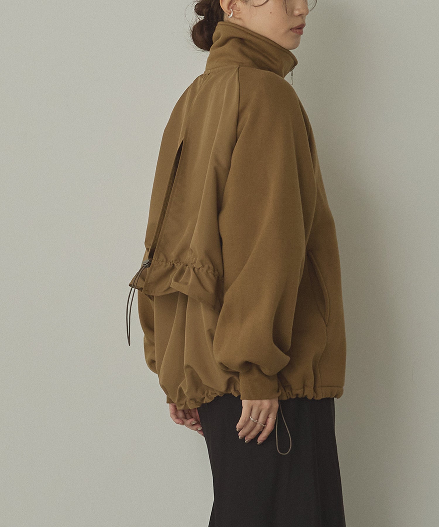 裏起毛 Wジップブルゾン