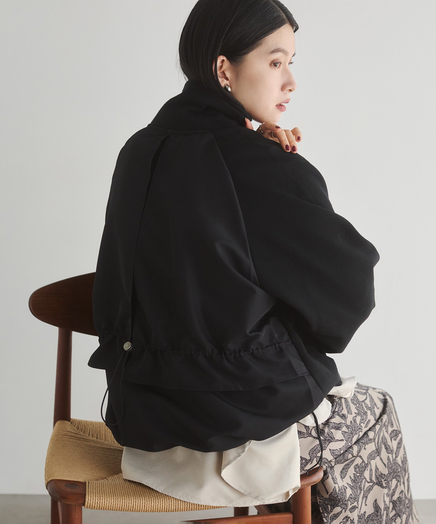 裏起毛 Wジップブルゾン