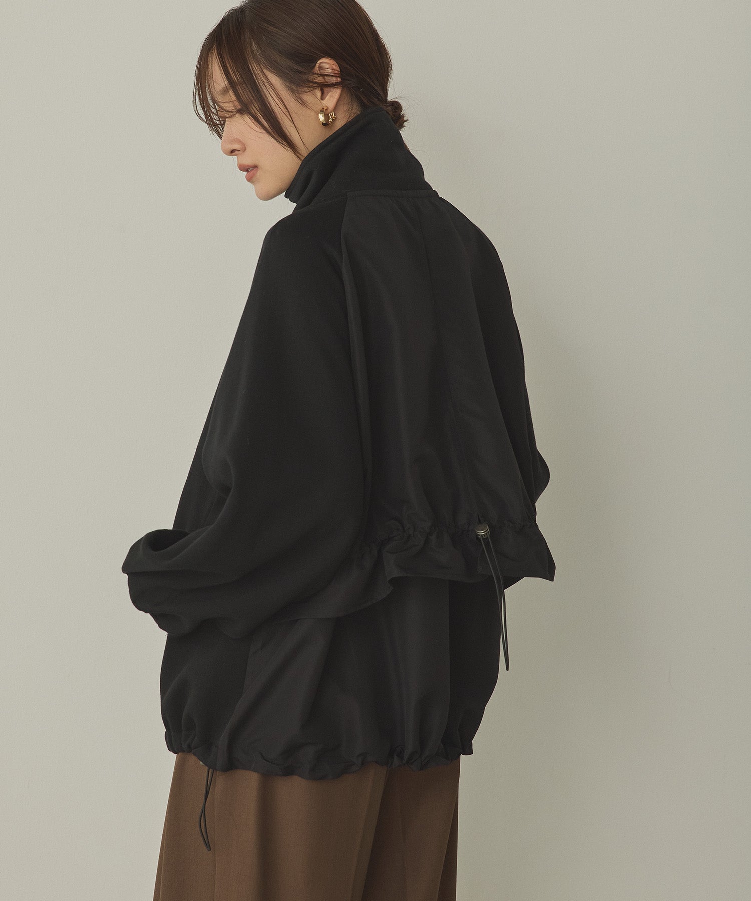 裏起毛 Wジップブルゾン