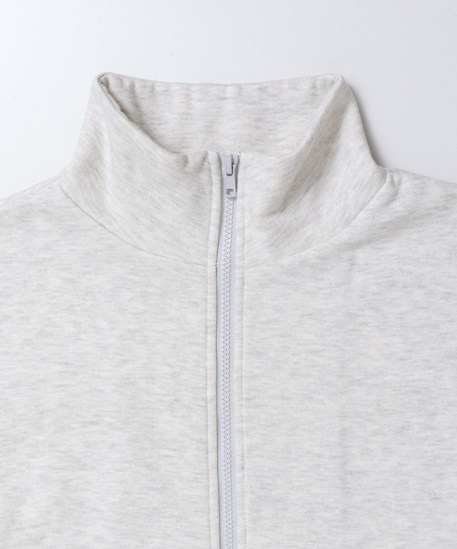 裏起毛ダブルジップ ハイネックブルゾン