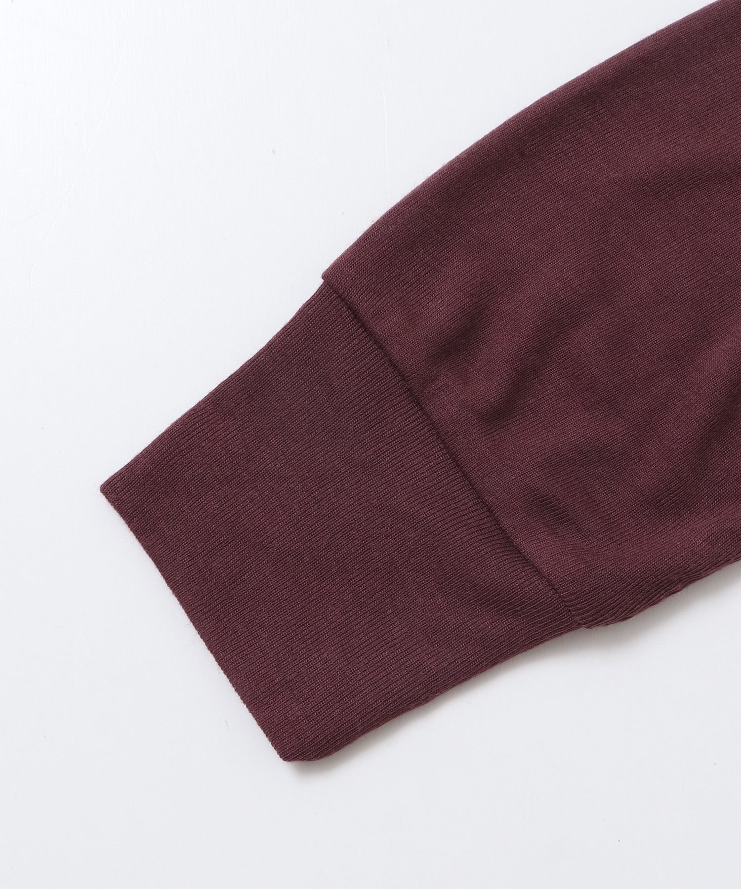 LIGHTWEIGHT KNIT DOCKING W-ZIP HOODIE