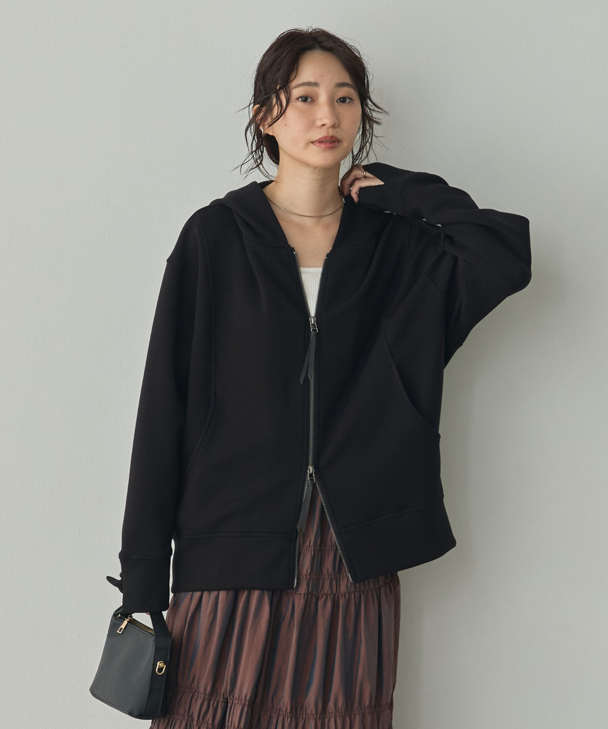 CARDBOARD ZIP-UP HOODIE