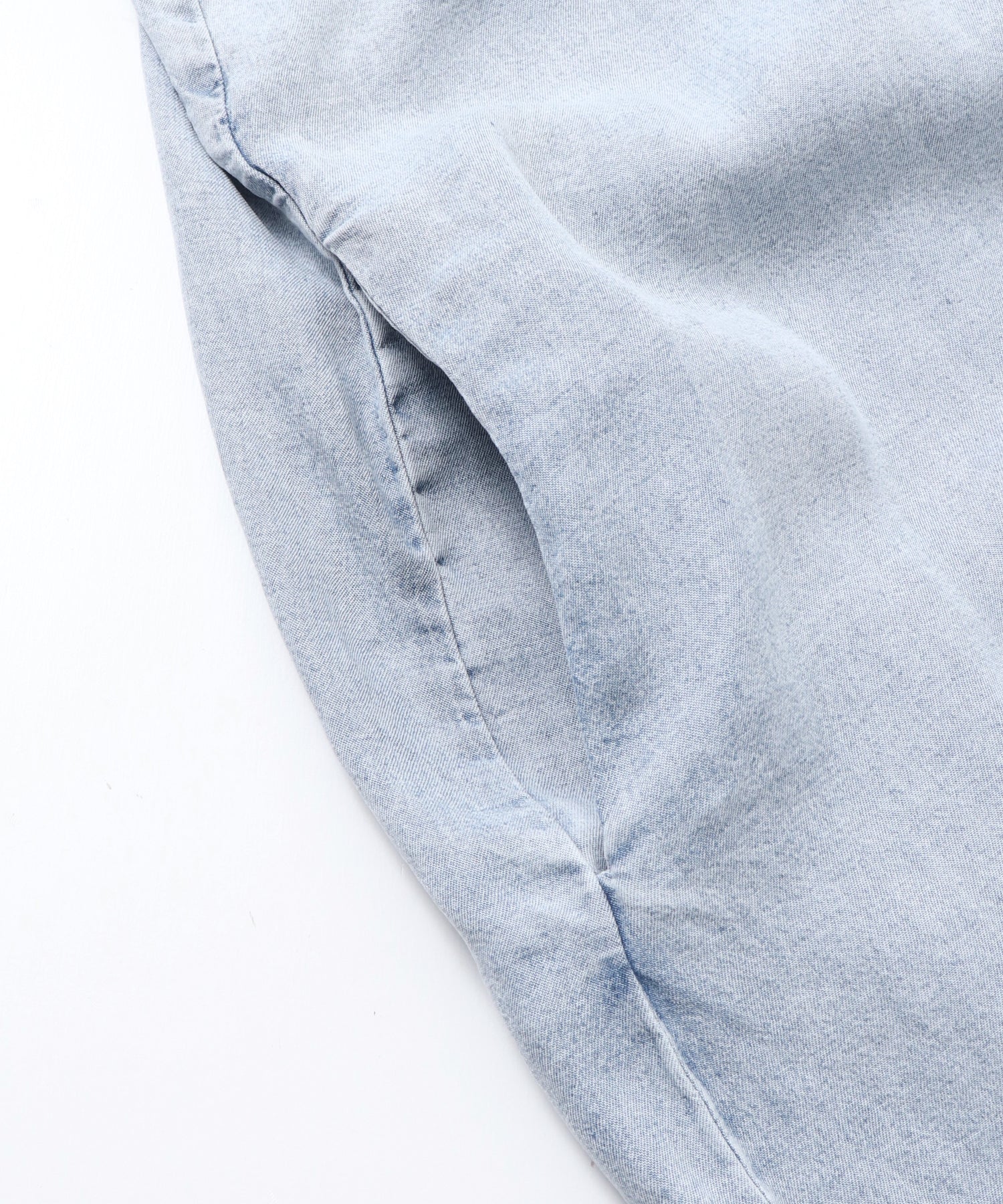 2WAY TENCEL DENIM FLARE JUMPER SKIRT