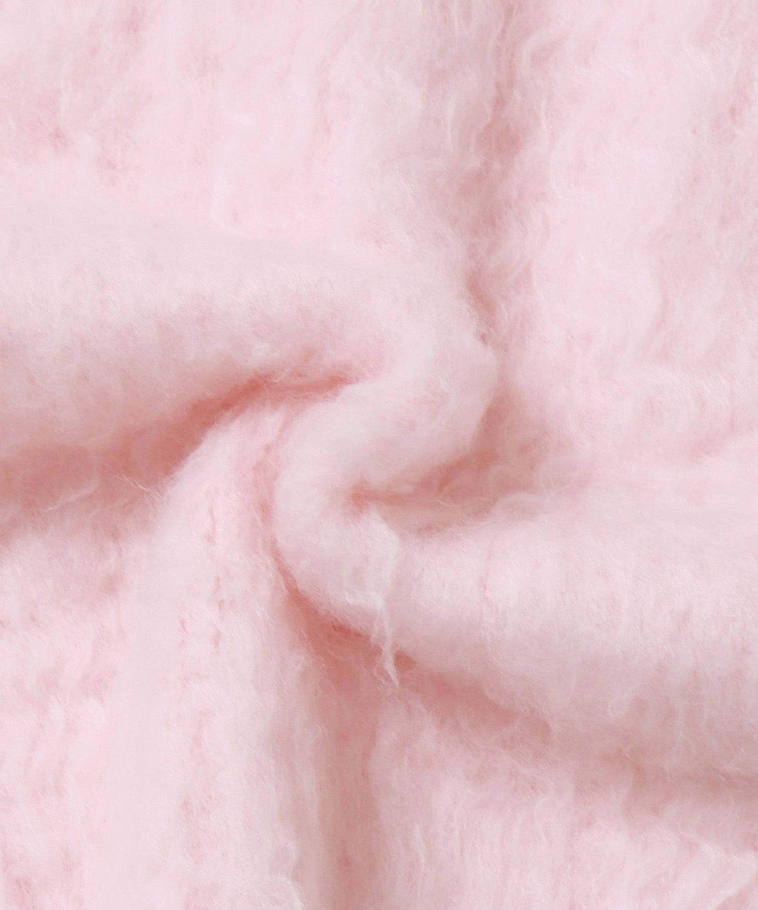 シャギー起毛 ショートカーデ