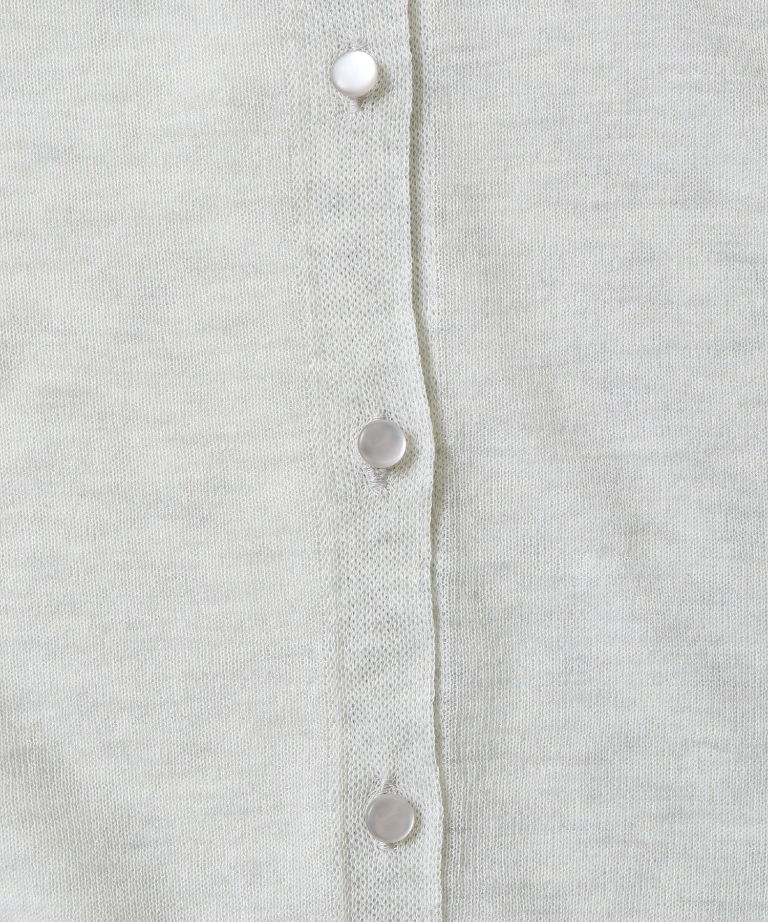 バイカラー シアーニットカーデ