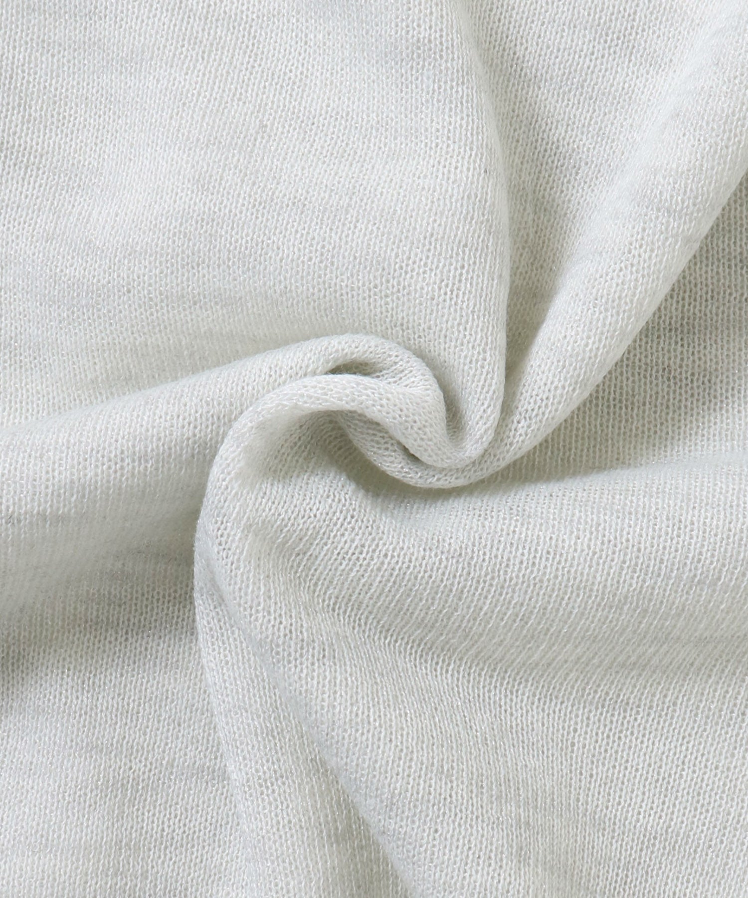 バイカラー シアーニットカーデ