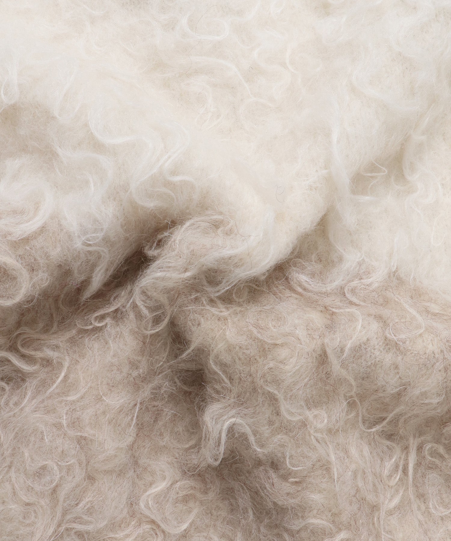 シャギー起毛 Vカーディガン