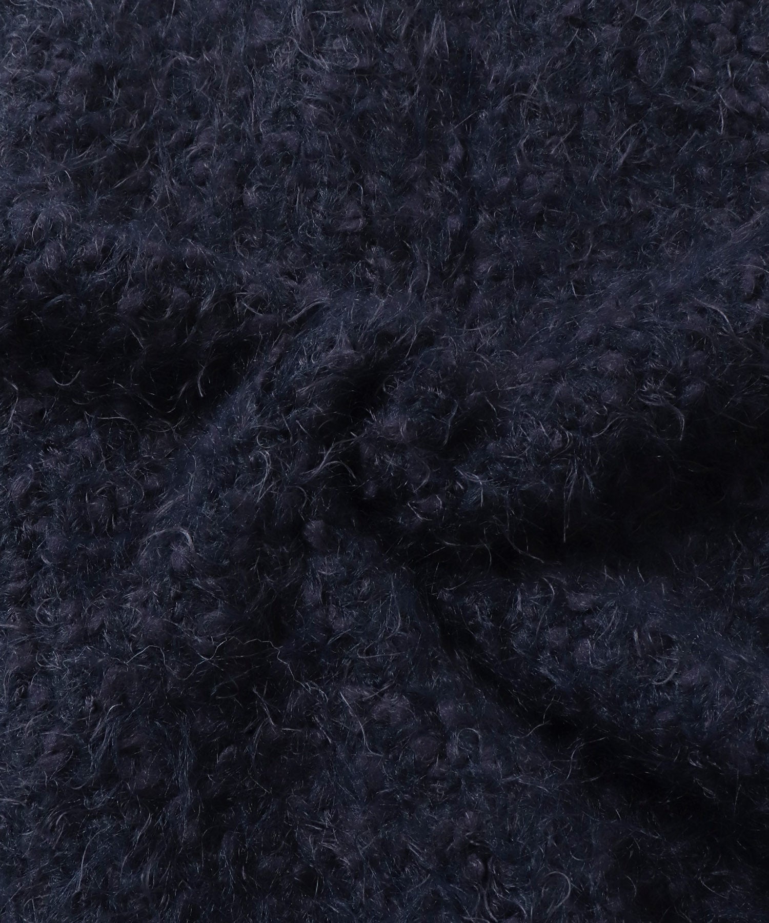 シャギー ニットカーディガン